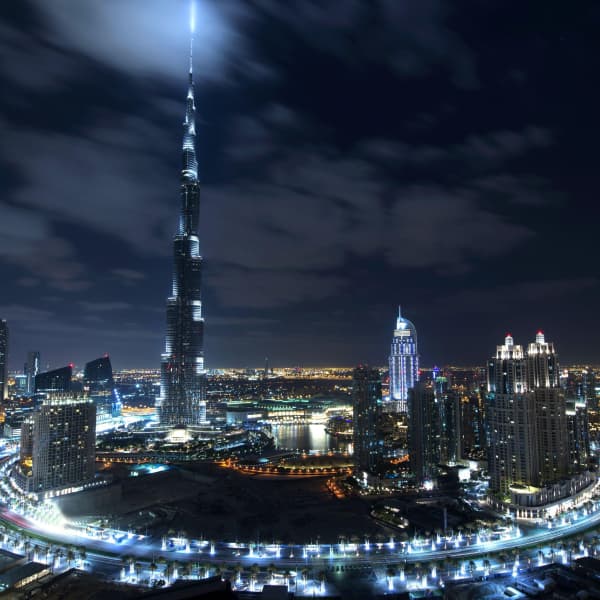 Image of Burj Khalifa in the Night