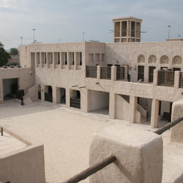 Image of central courtyard of the house of Sheikh Saeed Al Maktoum