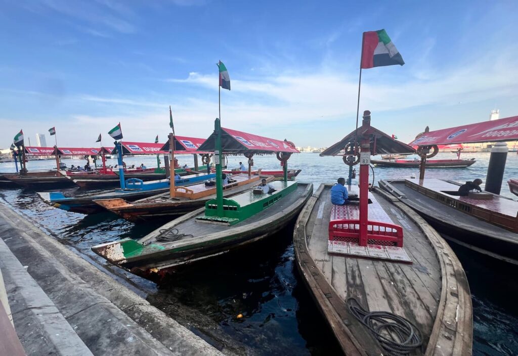 Thumbnail-For-Old-Dubai-Abra-Boat-Taxis-By-Sallet Al Sayad