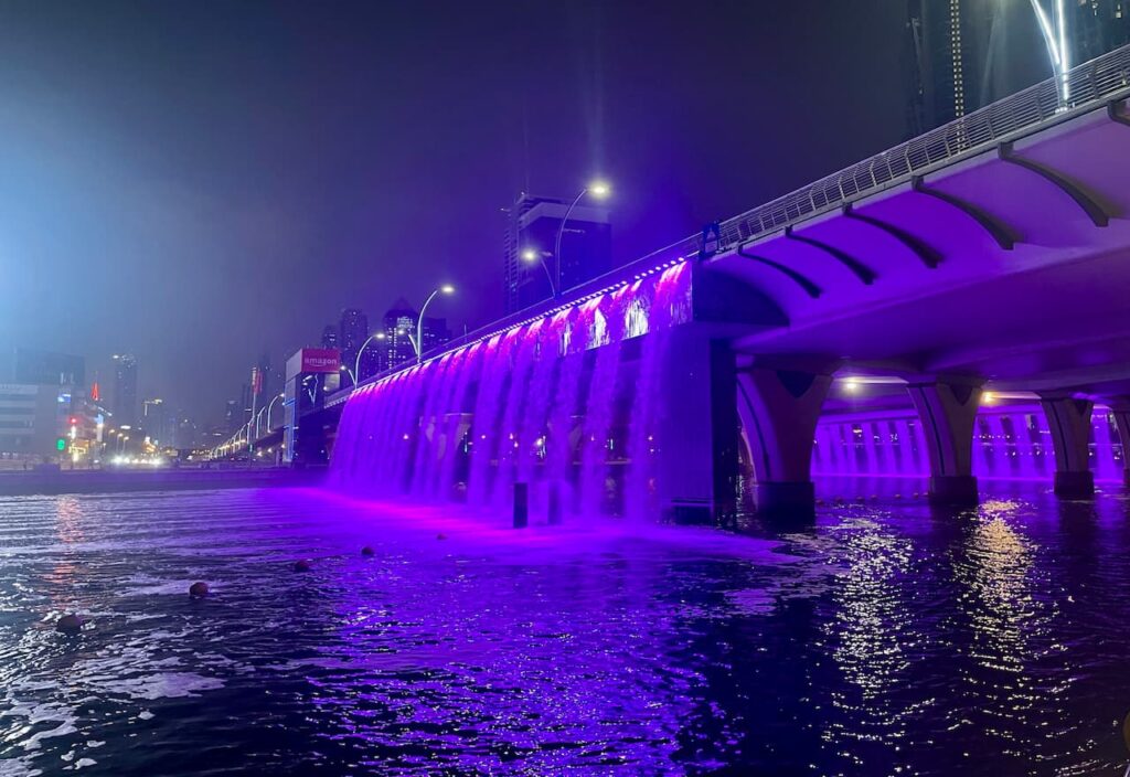 Thumbnail-For-Waterfall-At-Dubai's Water Canal-By-Sallet Al Sayad